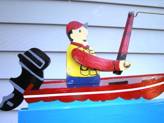 Fishing Whirligig Wind Toys